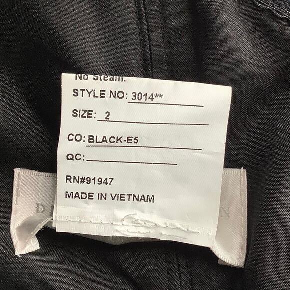 NEW! Dessy Collection Size 2 Marquis Lace Crepe Trumpet Dress $278 msrp I24-3 - Picture 6 of 9